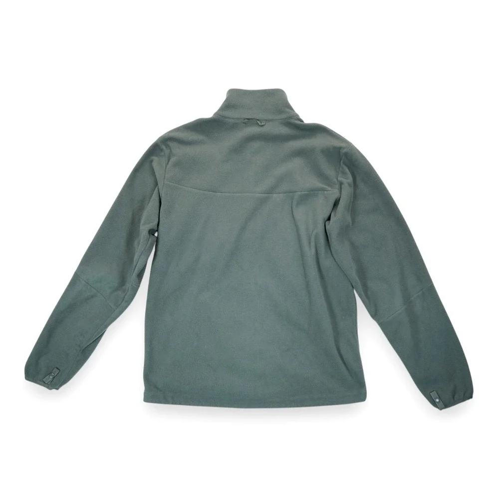 The North Face Men's Full Zip Fleece Jacket Gray Long Sleeve Size Medium‎